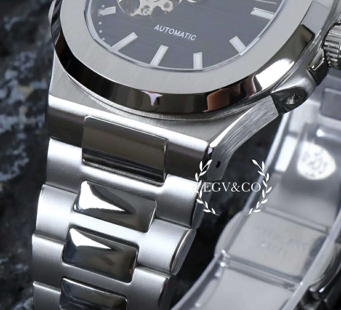 SEIKO| OPEN HEART BLACK