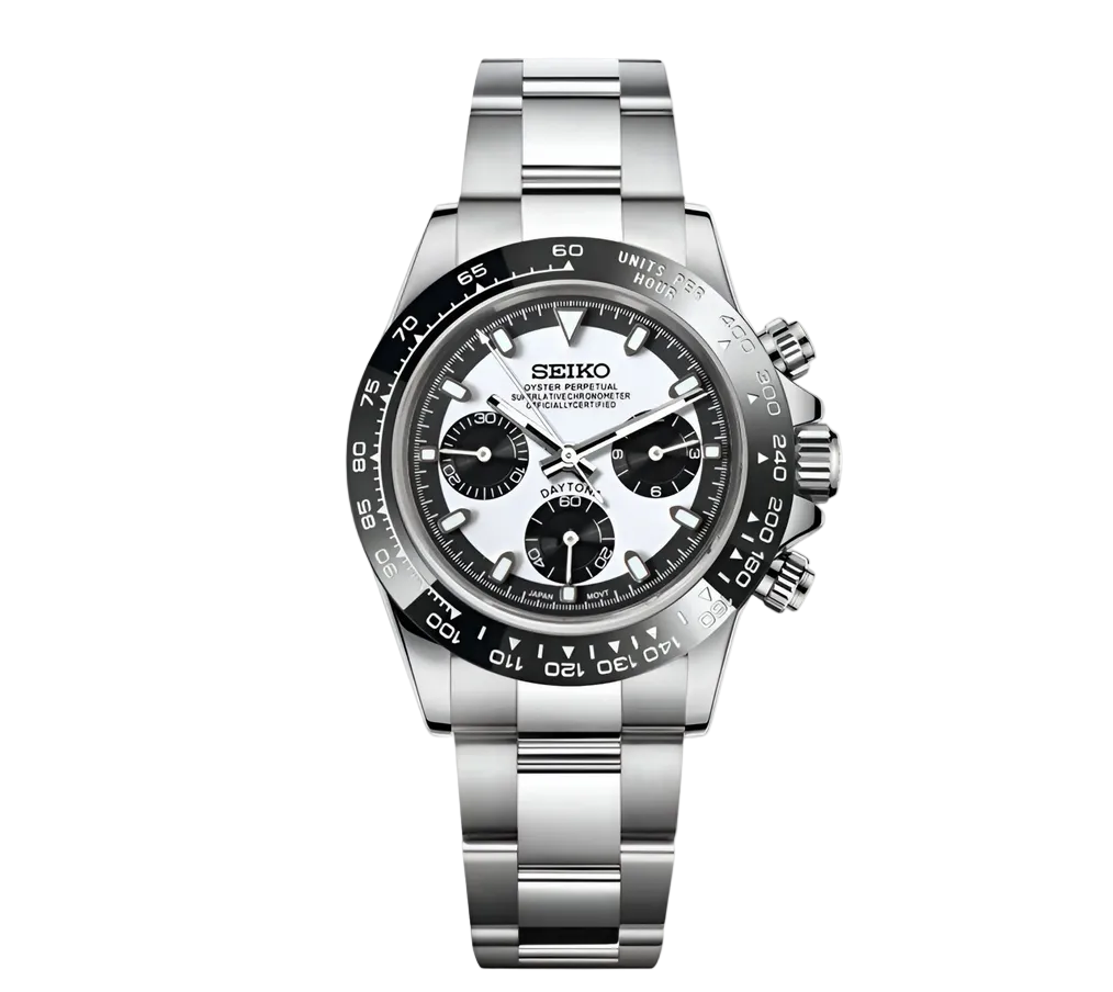 SEIKO DAYTONA | BLACK -WITHE