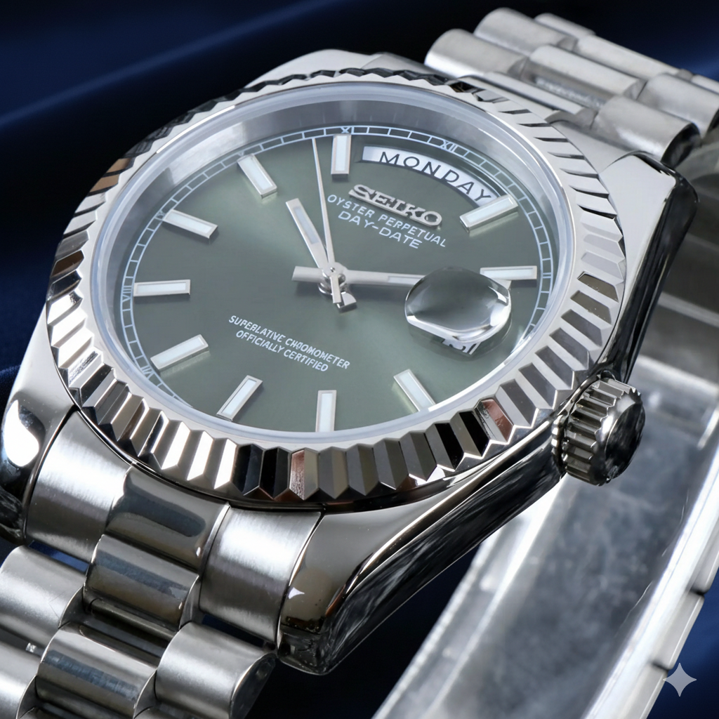 SEIKO DAYDATE |  MATE GREEN