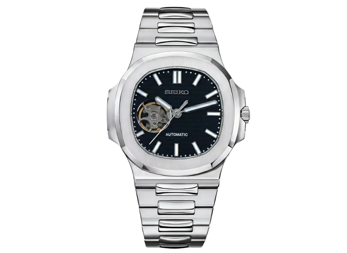 SEIKO| OPEN HEART BLACK