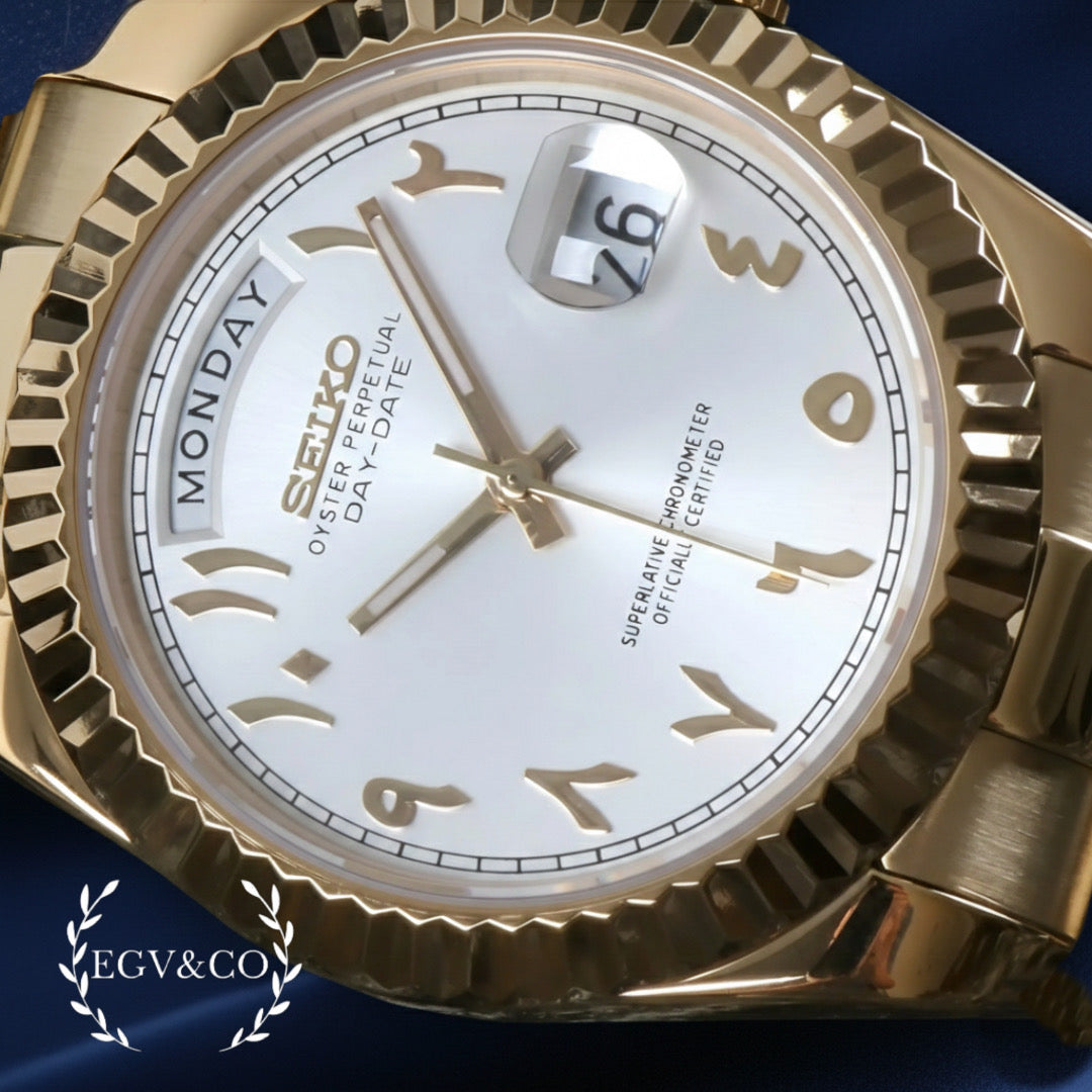 SEIKO JUST | DAYDATE YELLOY GOLD