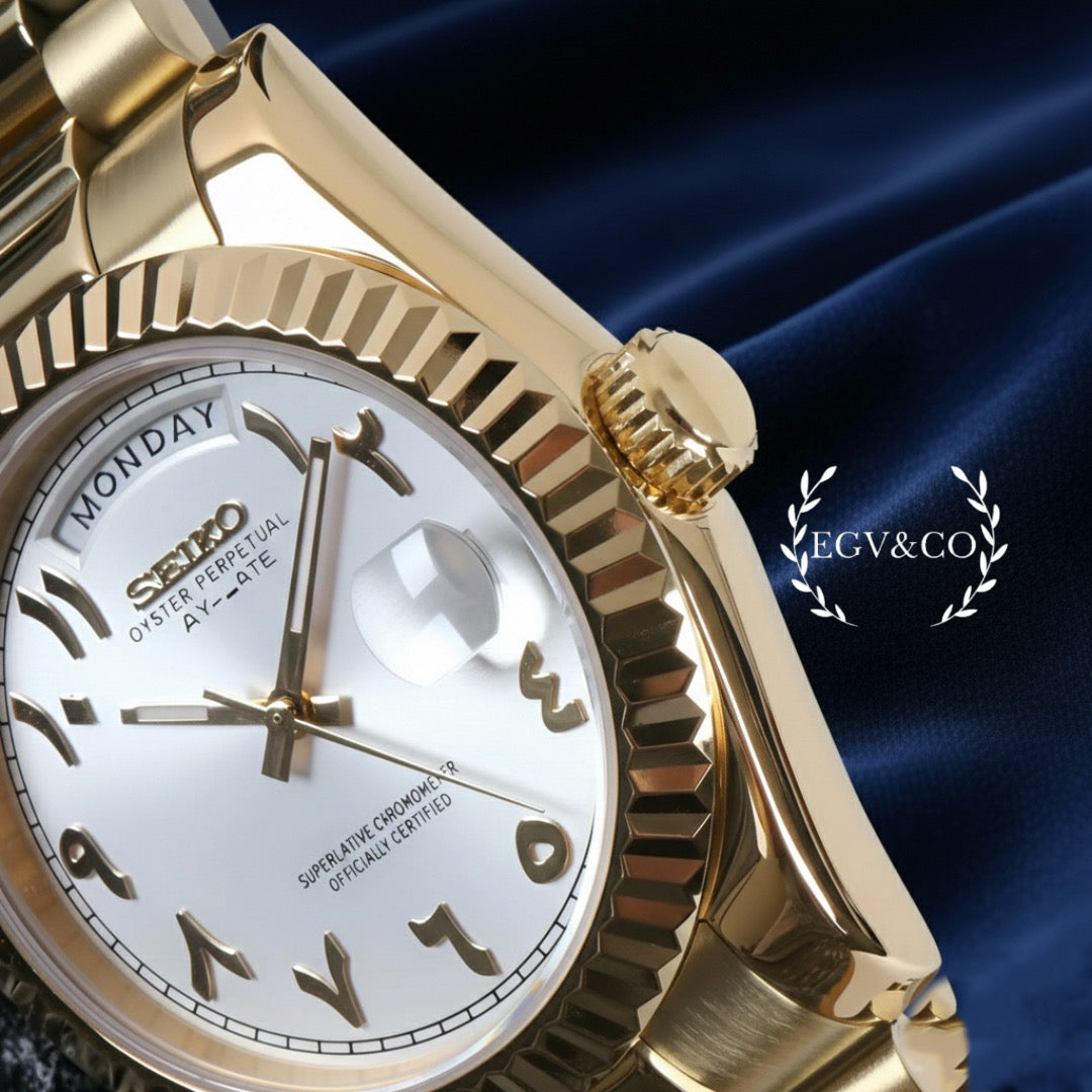 SEIKO JUST | DAYDATE YELLOY GOLD