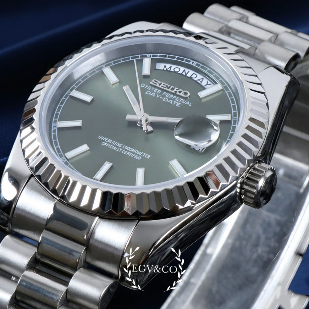 SEIKO DAYDATE |  MATE GREEN