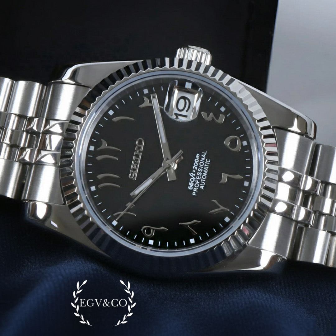 SEIKO DATE JUST ARABIC
