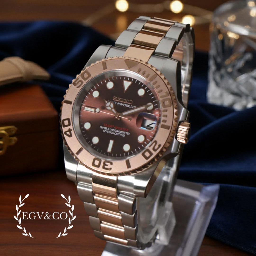 SEIKO YACHT MASTER ROSE GOLD