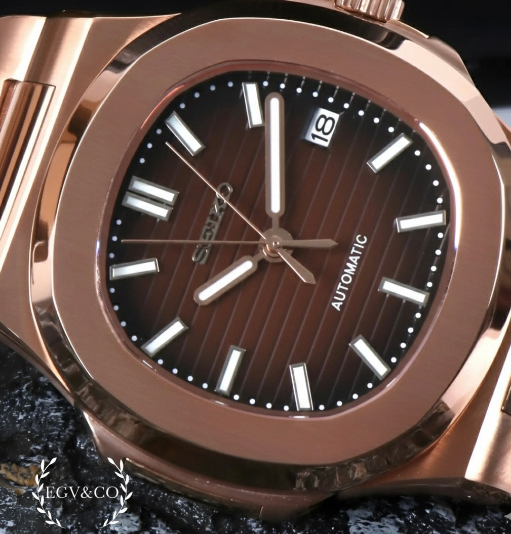 SEIKO NAUTILUS | ROSE GOLD BROWN