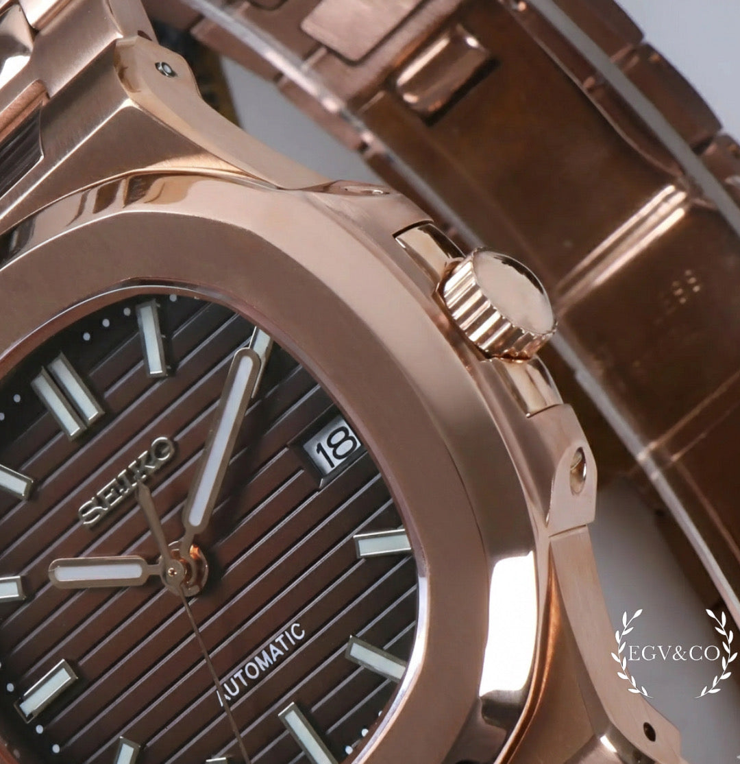 SEIKO NAUTILUS | ROSE GOLD BROWN