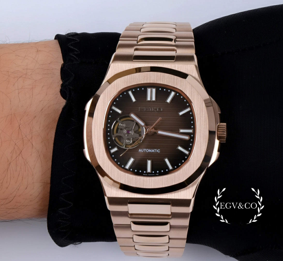 SEIKO NAUTILUS | OPEN HEART ROSE GOLD
