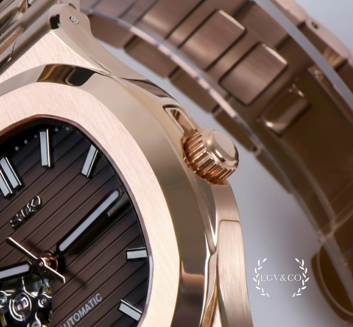 SEIKO NAUTILUS | OPEN HEART ROSE GOLD