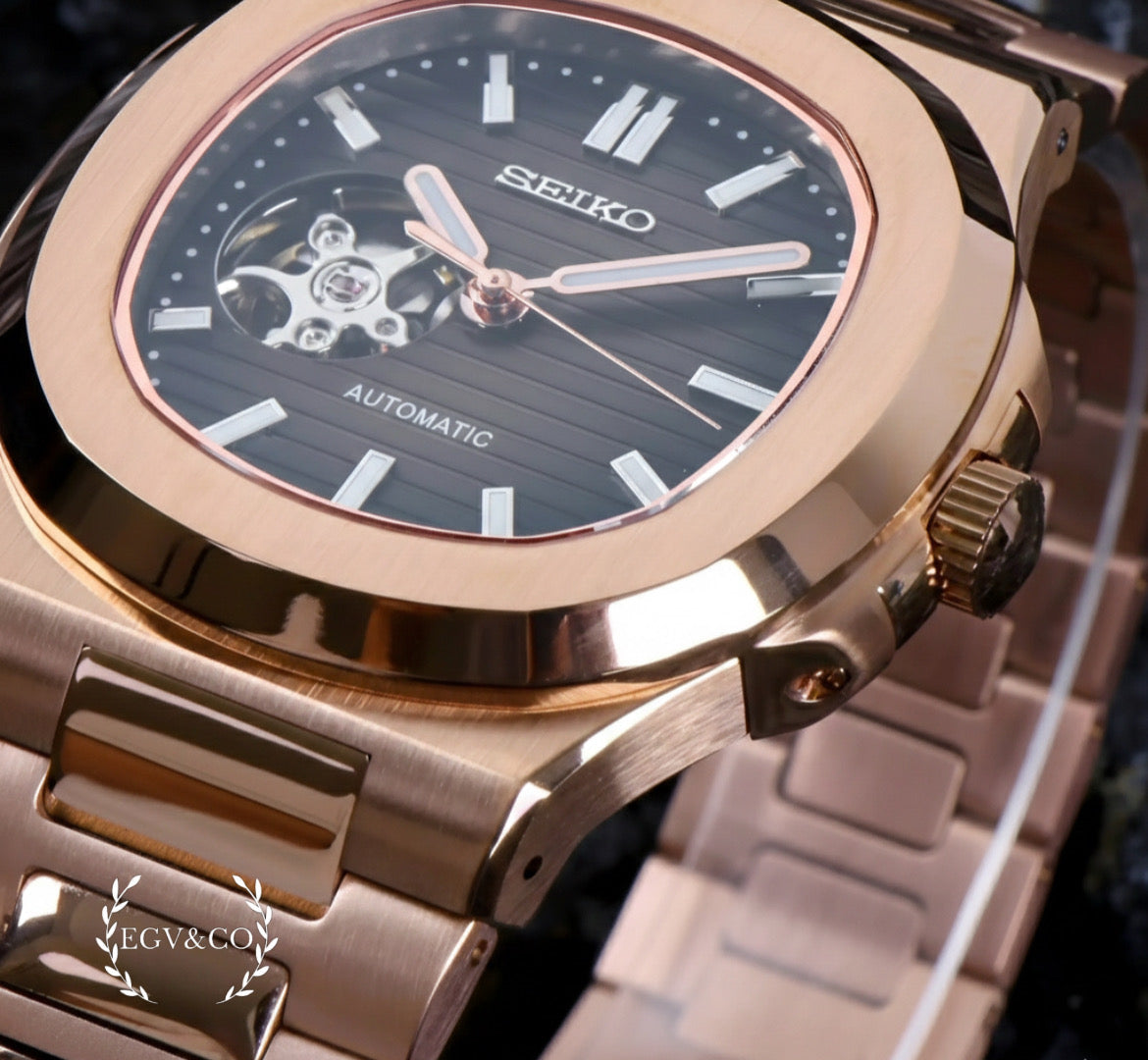 SEIKO NAUTILUS | OPEN HEART ROSE GOLD