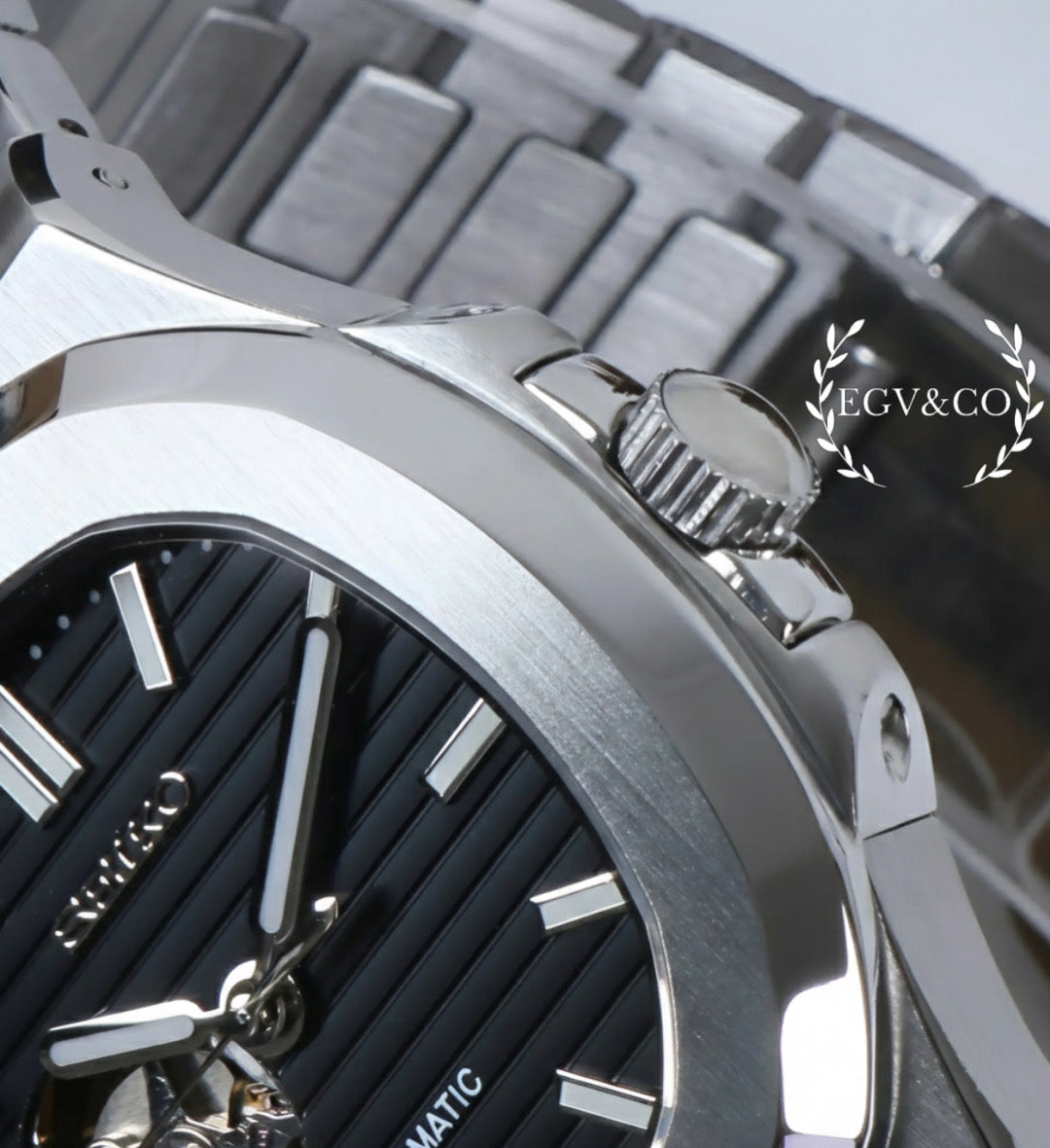 SEIKO| OPEN HEART BLACK