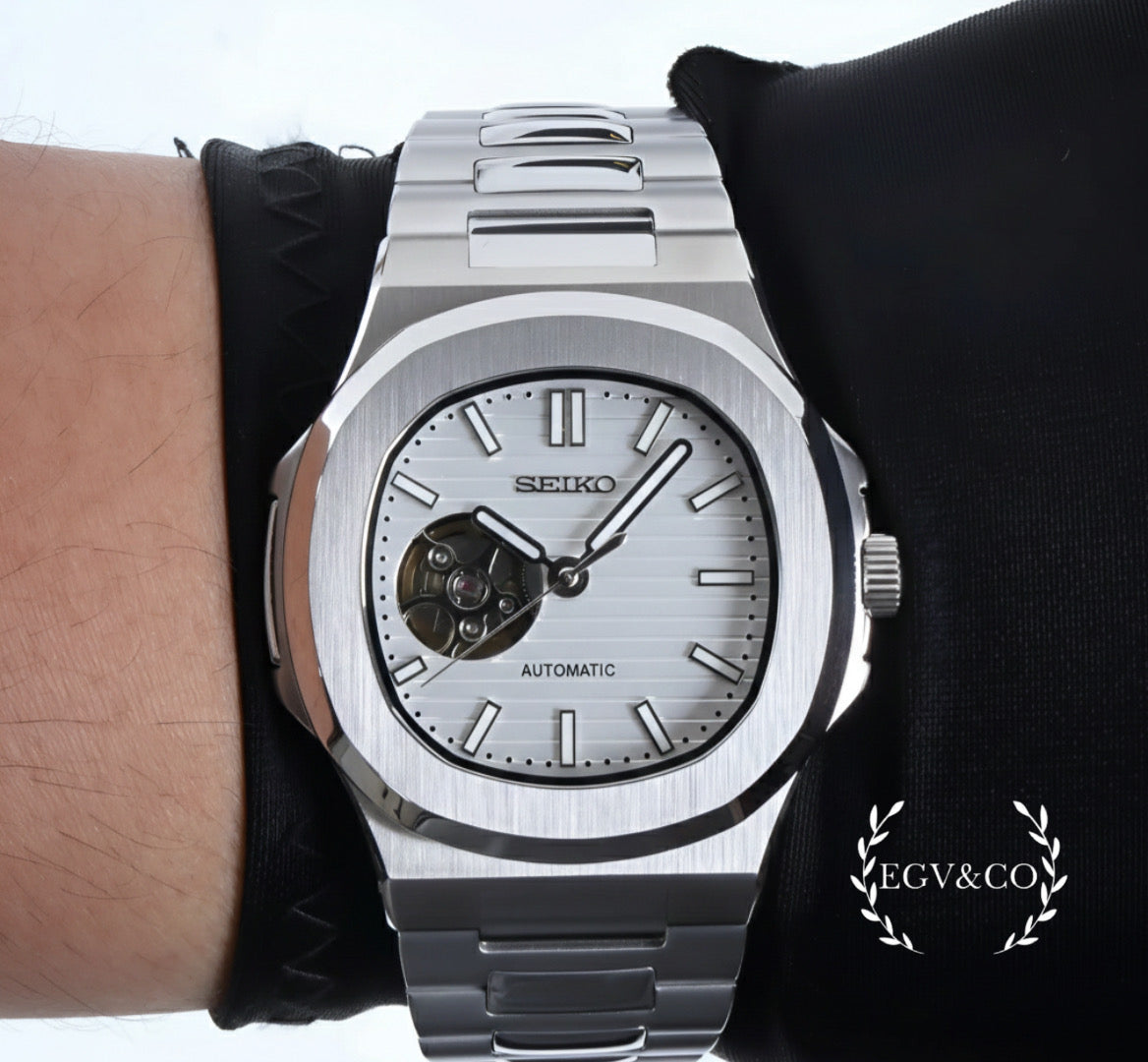 SEIKO | OPEN HEART WHITE