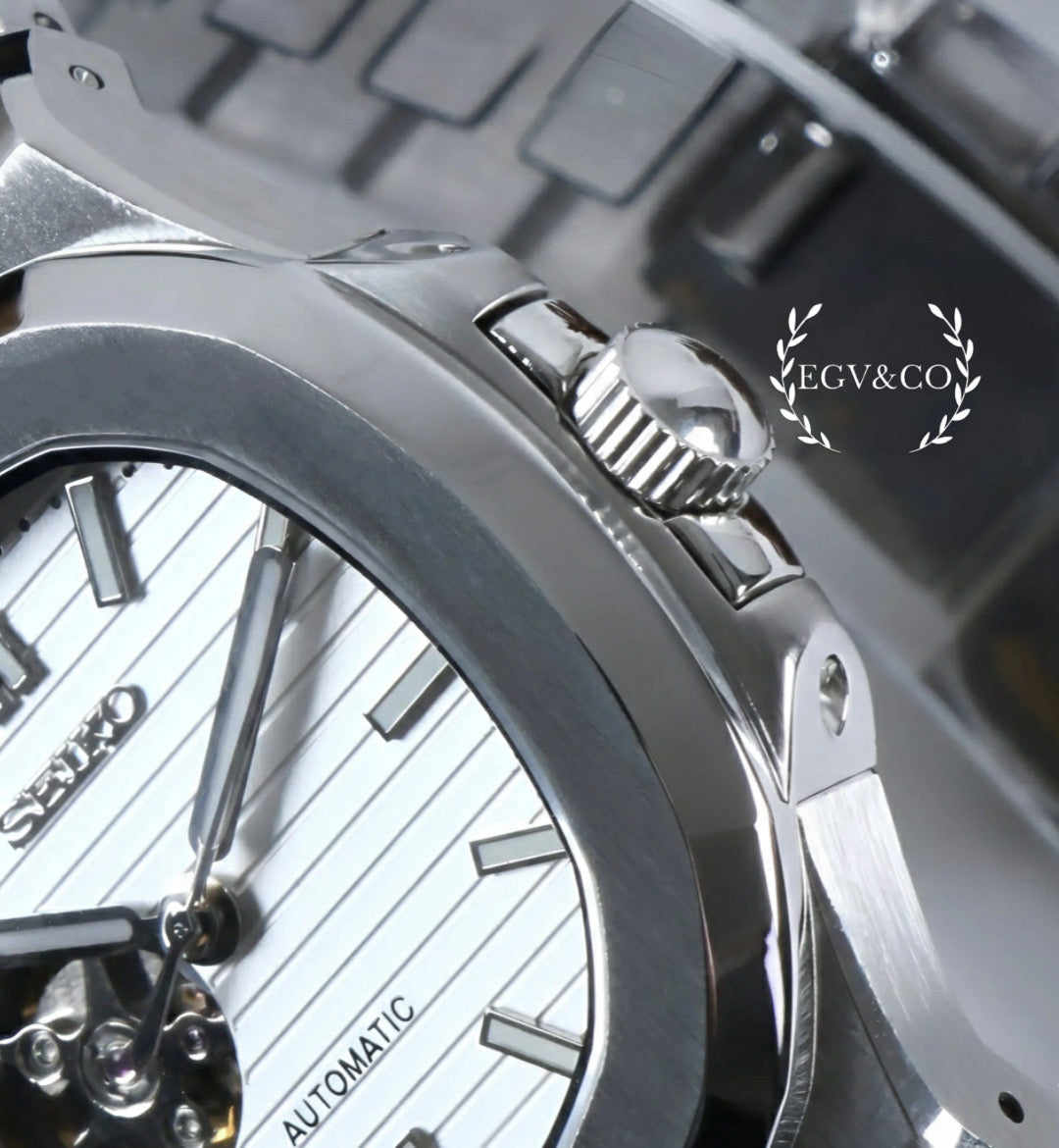 SEIKO | OPEN HEART WHITE