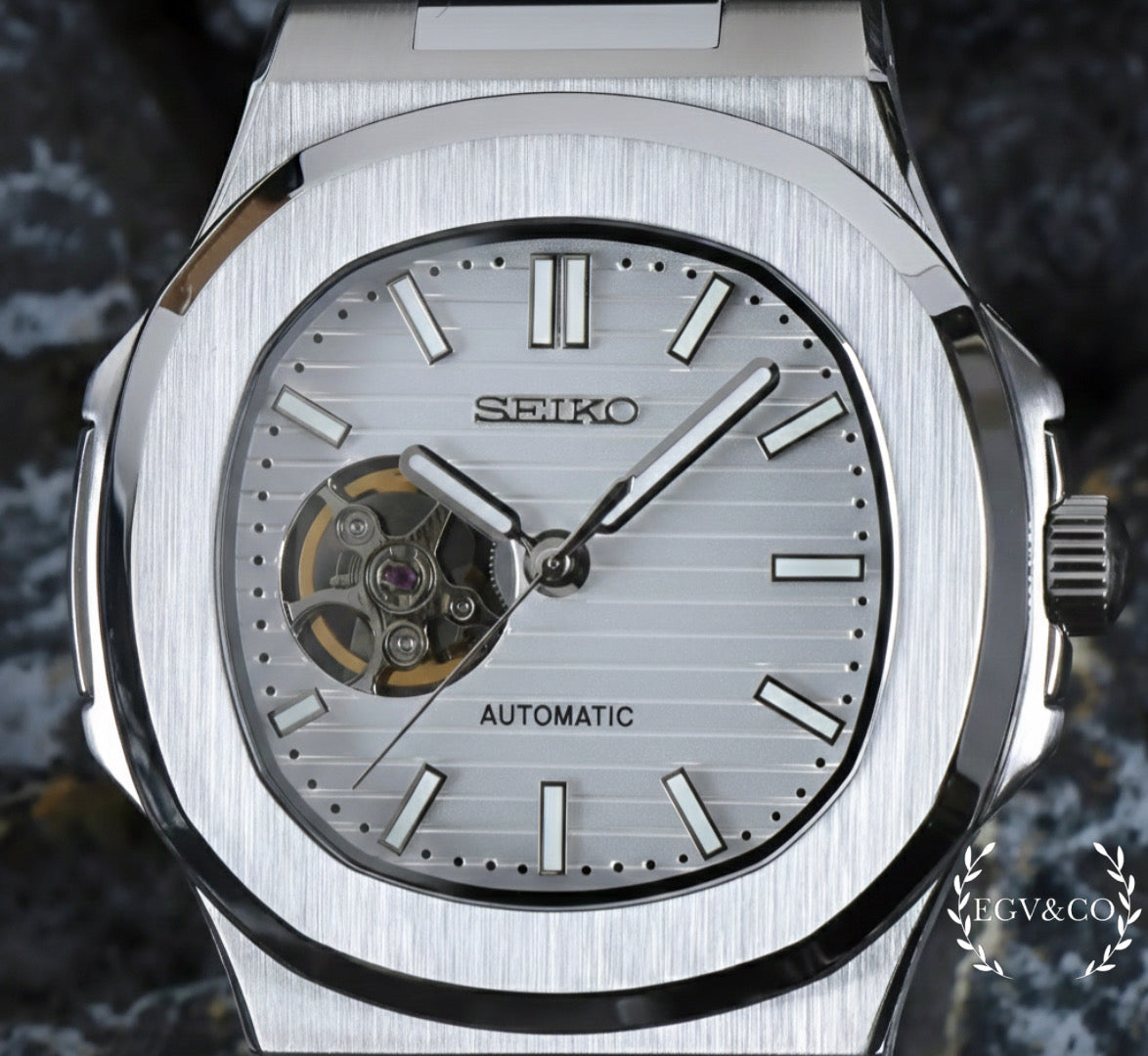 SEIKO | OPEN HEART WHITE