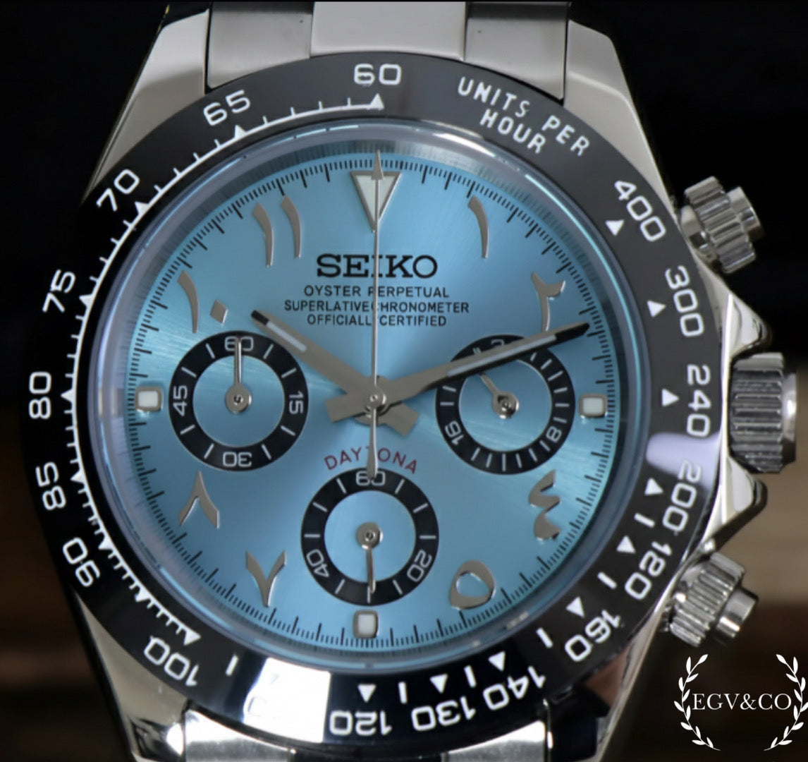 SEIKO DAYTONA |  ARABIC BLUE