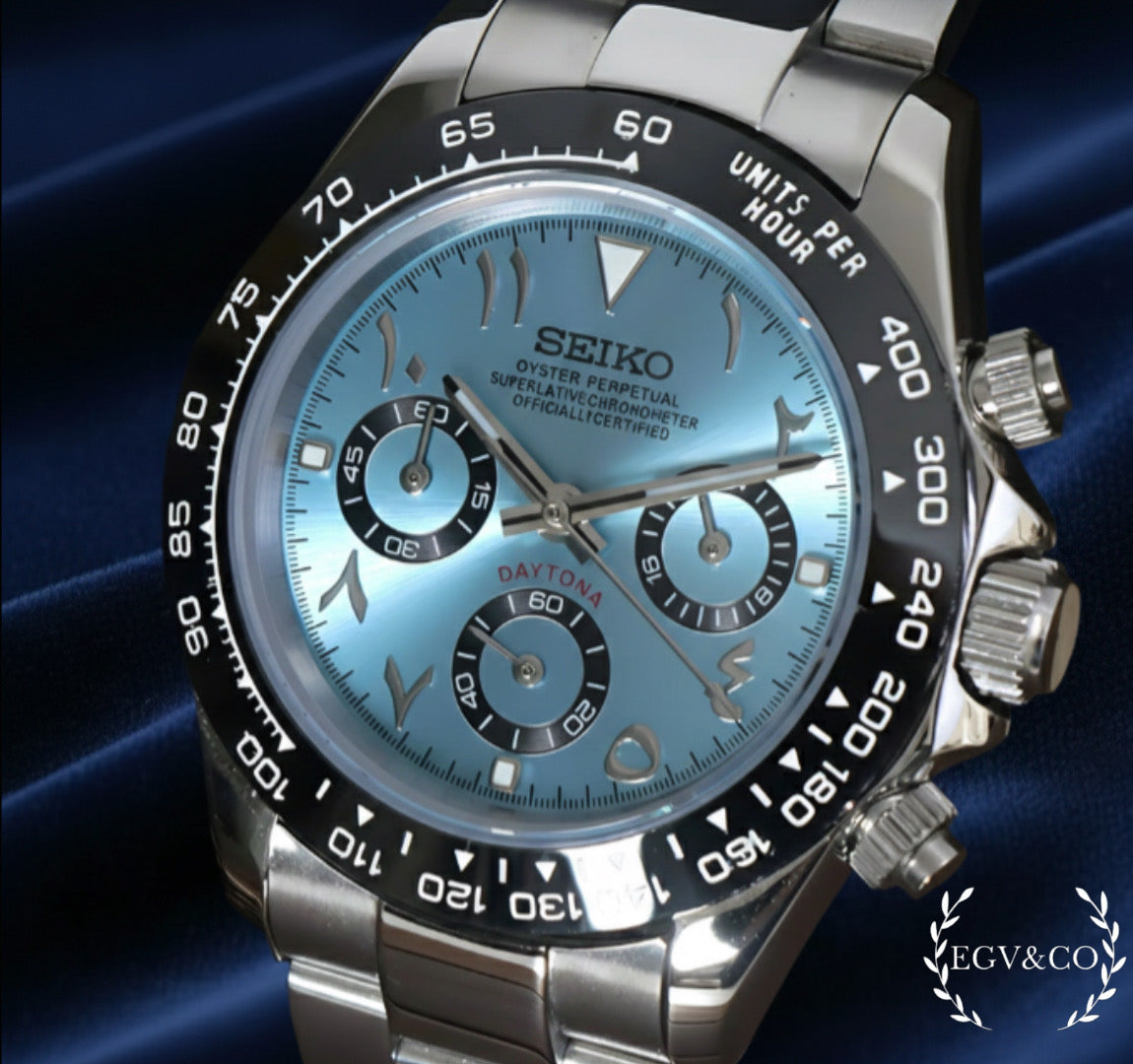 SEIKO DAYTONA |  ARABIC BLUE