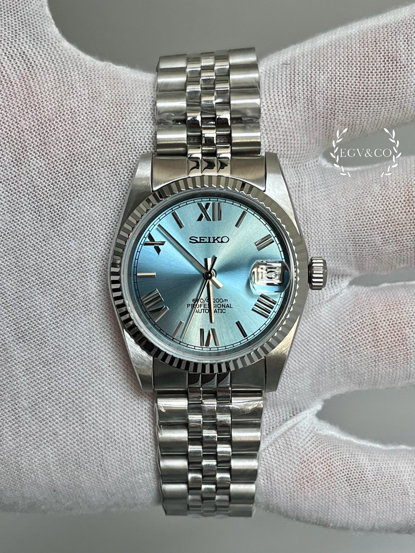SEIKO DATE JUST| ICE BLUE