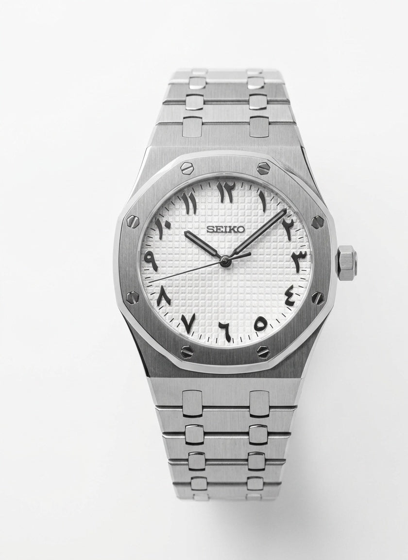 SEIKO OAK| ARABIC DIAL WHITE