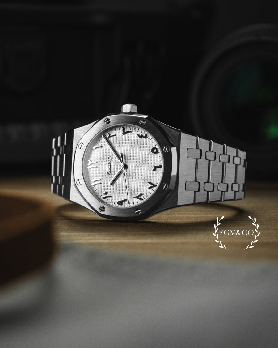 SEIKO OAK| ARABIC DIAL WHITE