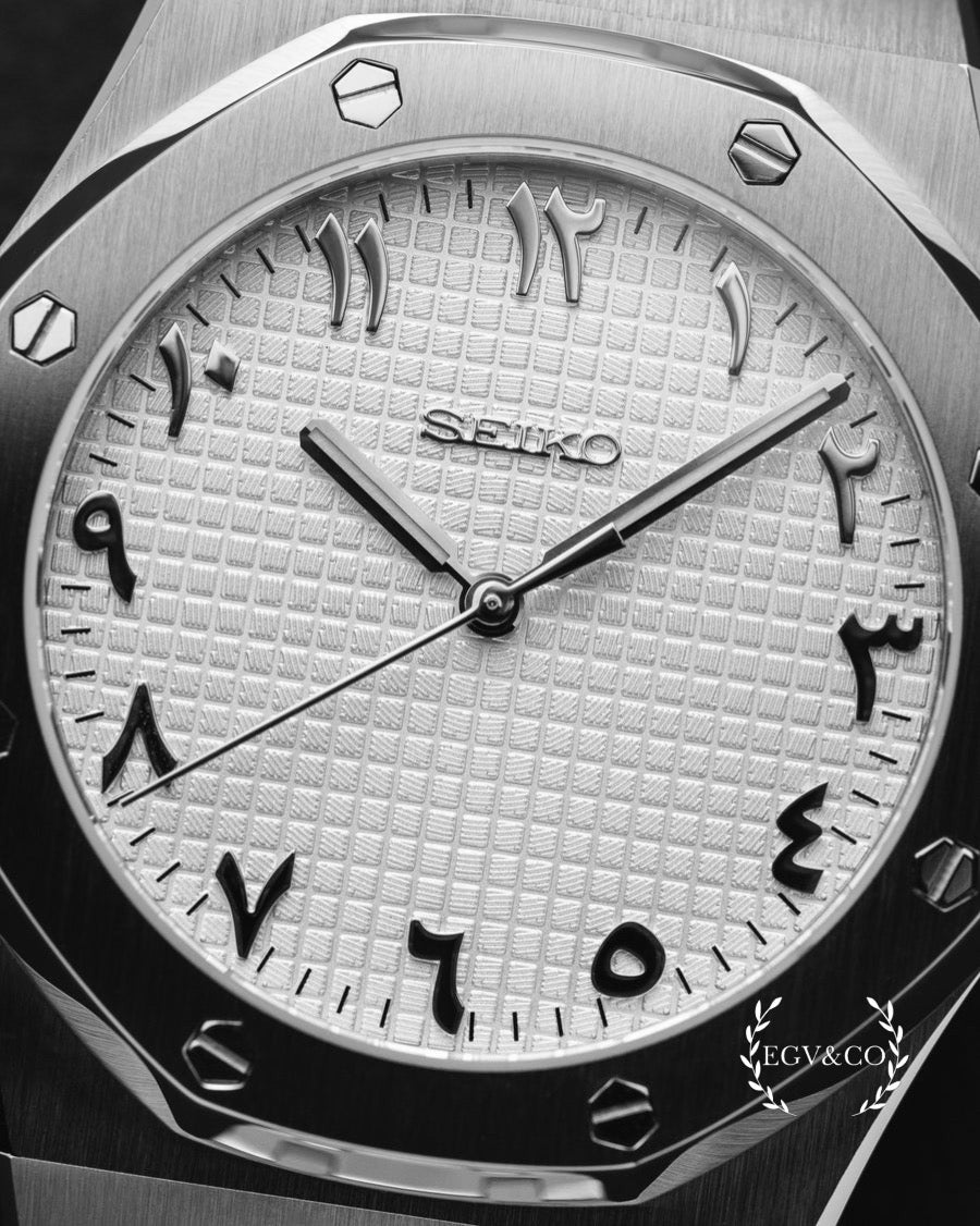 SEIKO OAK| ARABIC DIAL WHITE