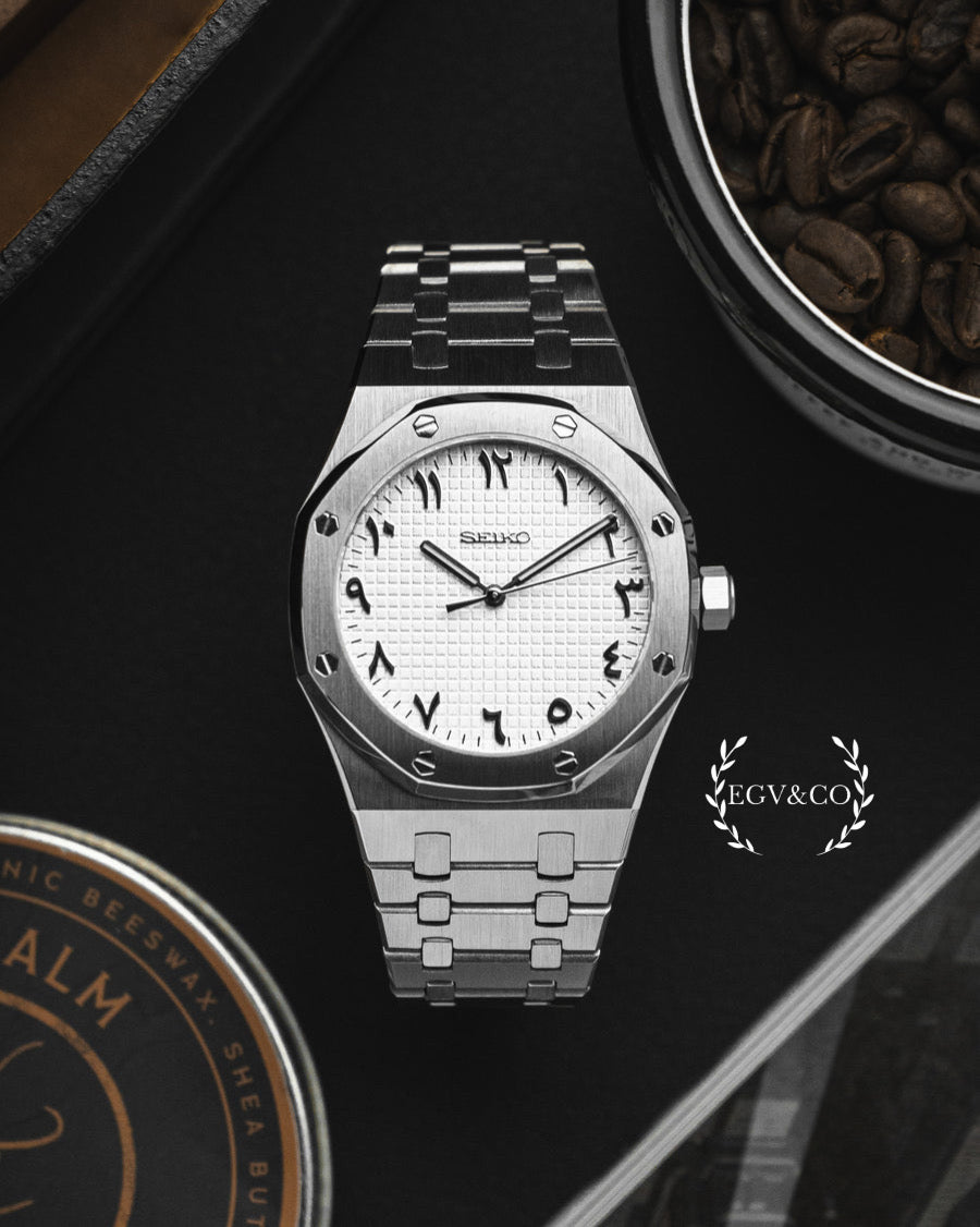 SEIKO OAK| ARABIC DIAL WHITE