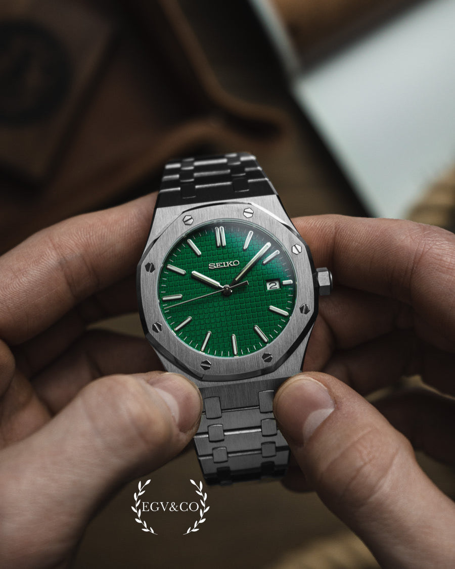 SEIKO OAK| SILVER GREEN.