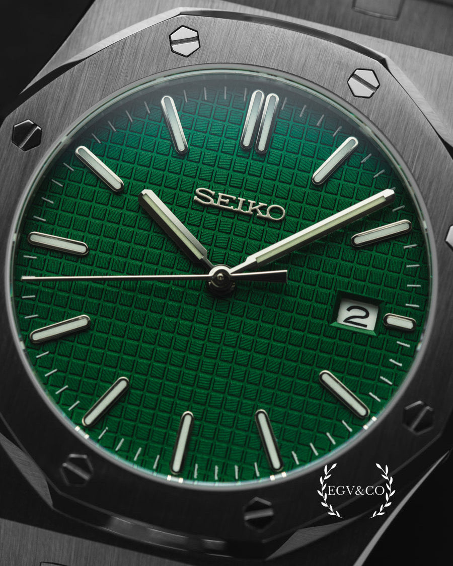 SEIKO OAK| SILVER GREEN.