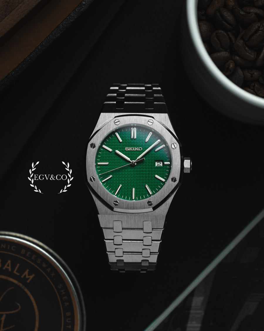 SEIKO OAK| SILVER GREEN.