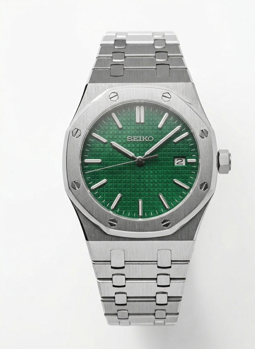 SEIKO OAK| SILVER GREEN.