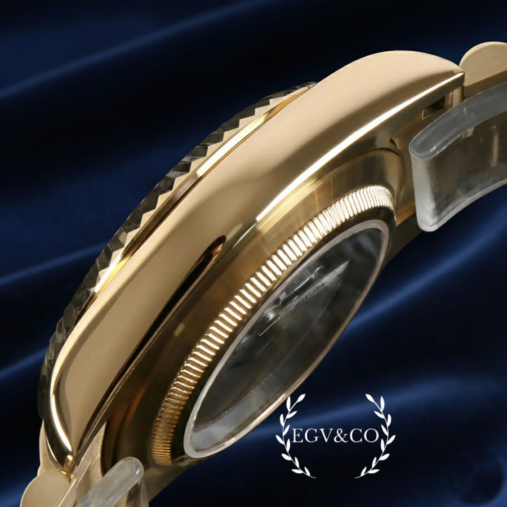SEIKO DAY DATE GOLD ROMAN.