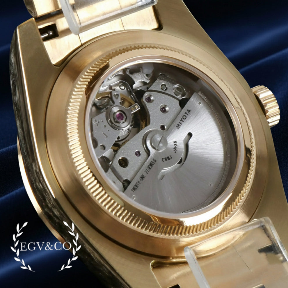 SEIKO DAY DATE GOLD ROMAN.
